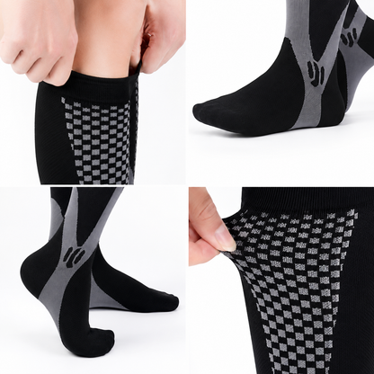FlowStep™ | Calze a Compressione Graduata Premium per Gambe Leggere e Comfort Quotidiano