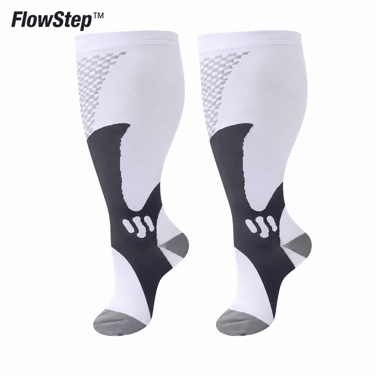 FlowStep™ | Calze a Compressione Graduata Premium per Gambe Leggere e Comfort Quotidiano