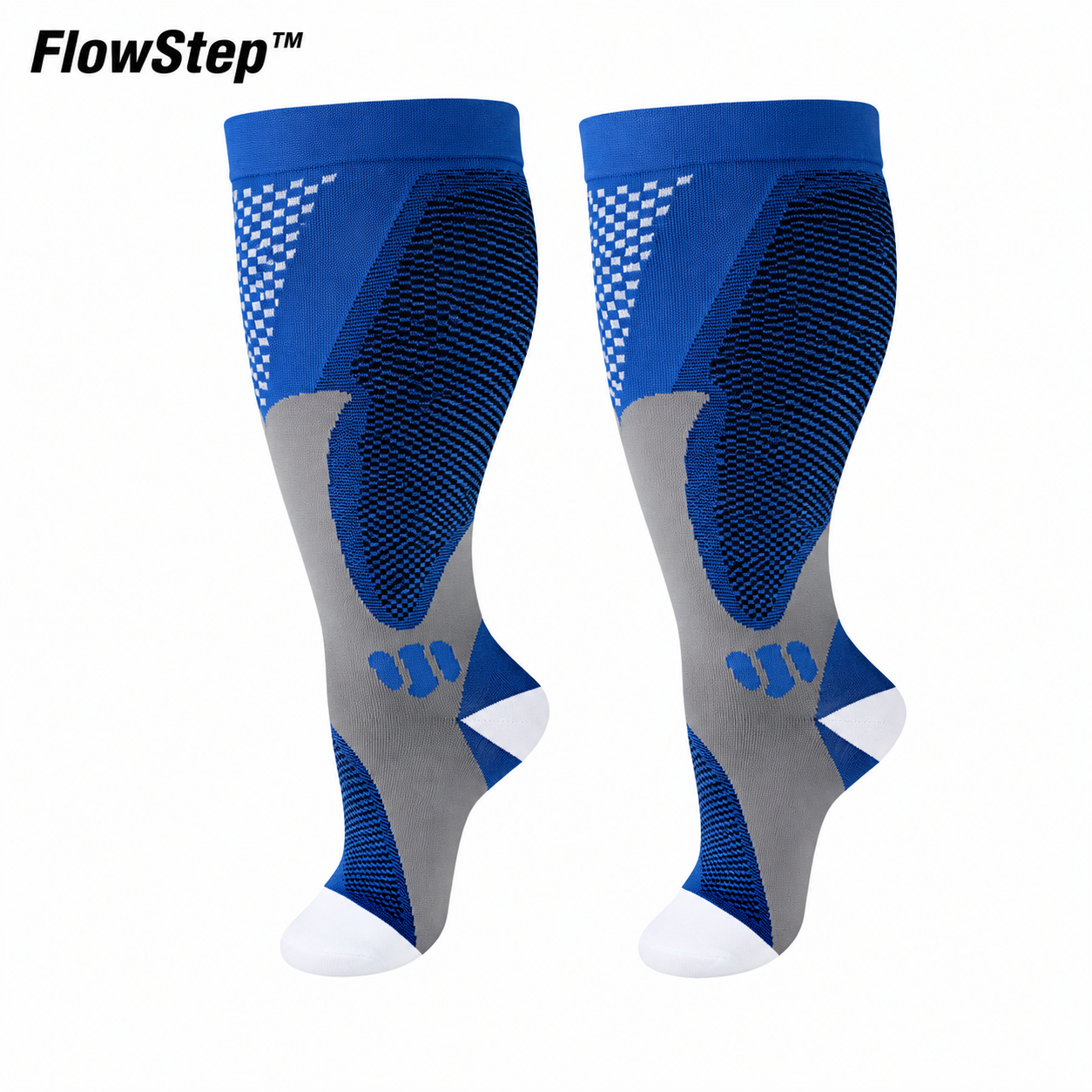 FlowStep™ | Calze a Compressione Graduata Premium per Gambe Leggere e Comfort Quotidiano