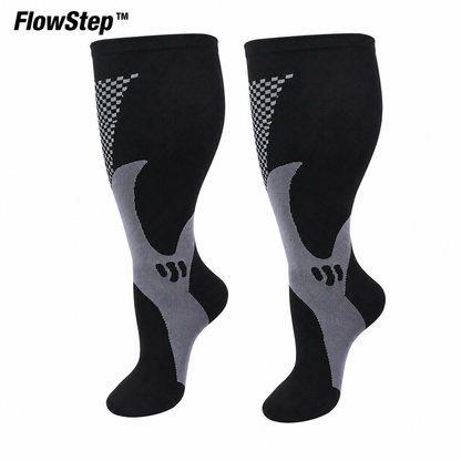 FlowStep™ | Calze a Compressione Graduata Premium per Gambe Leggere e Comfort Quotidiano