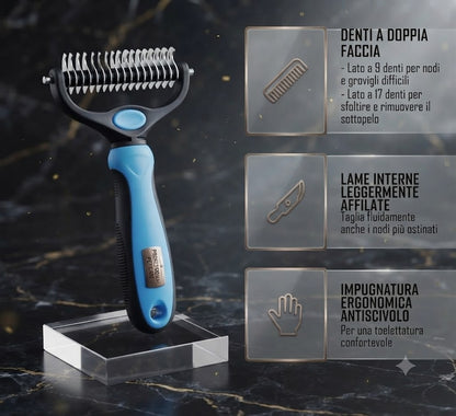 🐾 PetGroom Pro™ | La Spazzola Sottopelo N.1 per Cani e Gatti 🐕🐈