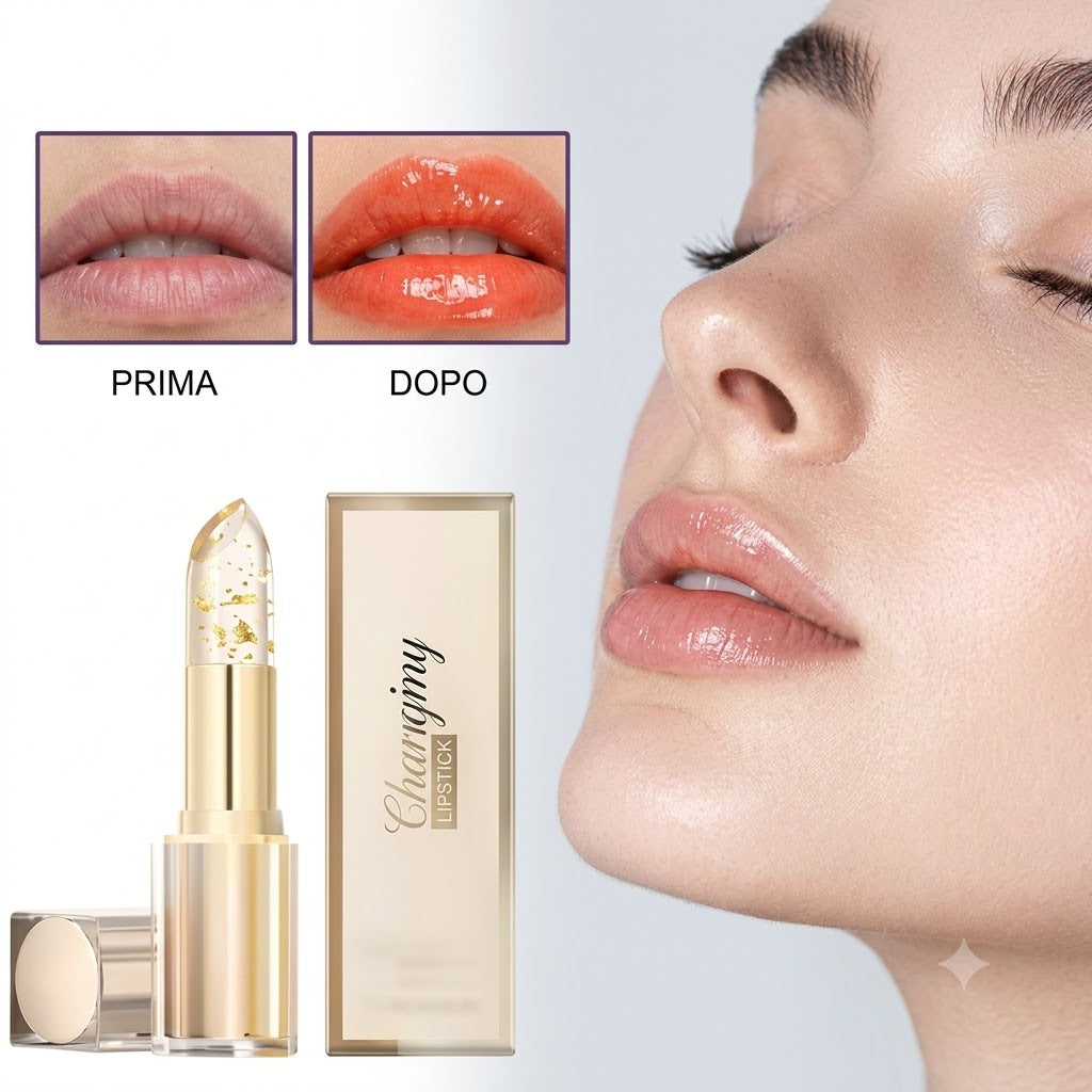 ✨ Golden Magic Lip Balm – Colore Unico, Labbra Morbide e Idratate 💋