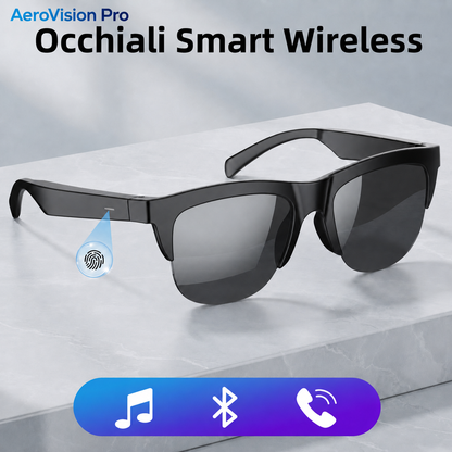 AeroVision Pro – Occhiali da Sole Smart Bluetooth con Audio Open-Ear