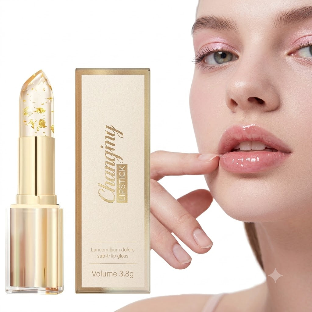 ✨ Golden Magic Lip Balm – Colore Unico, Labbra Morbide e Idratate 💋