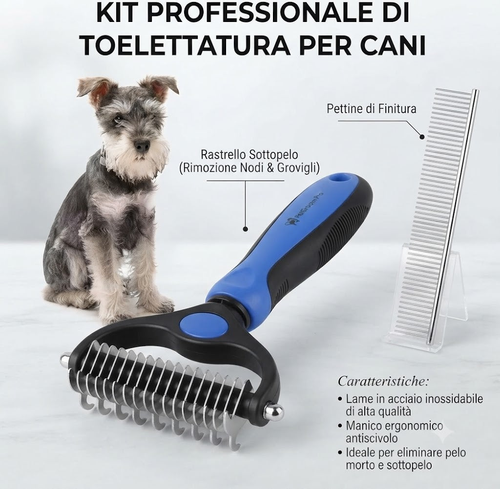 🐾 PetGroom Pro™ | La Spazzola Sottopelo N.1 per Cani e Gatti 🐕🐈