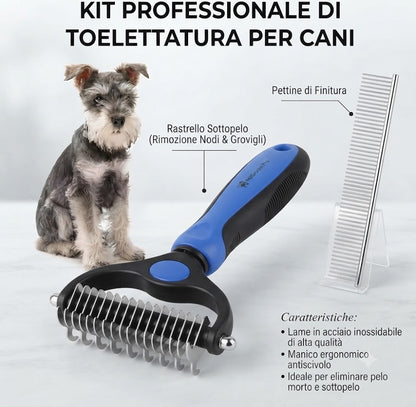 🐾 PetGroom Pro™ | La Spazzola Sottopelo N.1 per Cani e Gatti 🐕🐈
