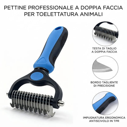 🐾 PetGroom Pro™ | La Spazzola Sottopelo N.1 per Cani e Gatti 🐕🐈