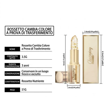 ✨ Golden Magic Lip Balm – Colore Unico, Labbra Morbide e Idratate 💋