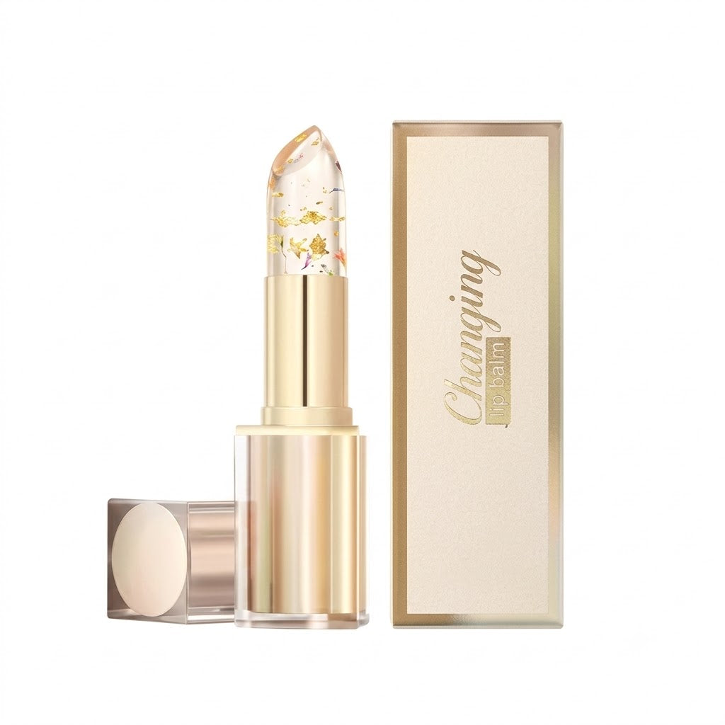 ✨ Golden Magic Lip Balm – Colore Unico, Labbra Morbide e Idratate 💋