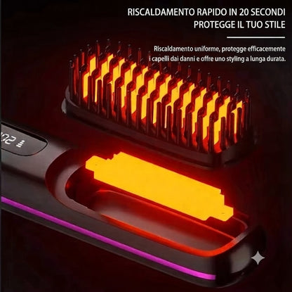 HairGlide Pro Wireless | Styler Professionale 3-in-1 Senza Fili