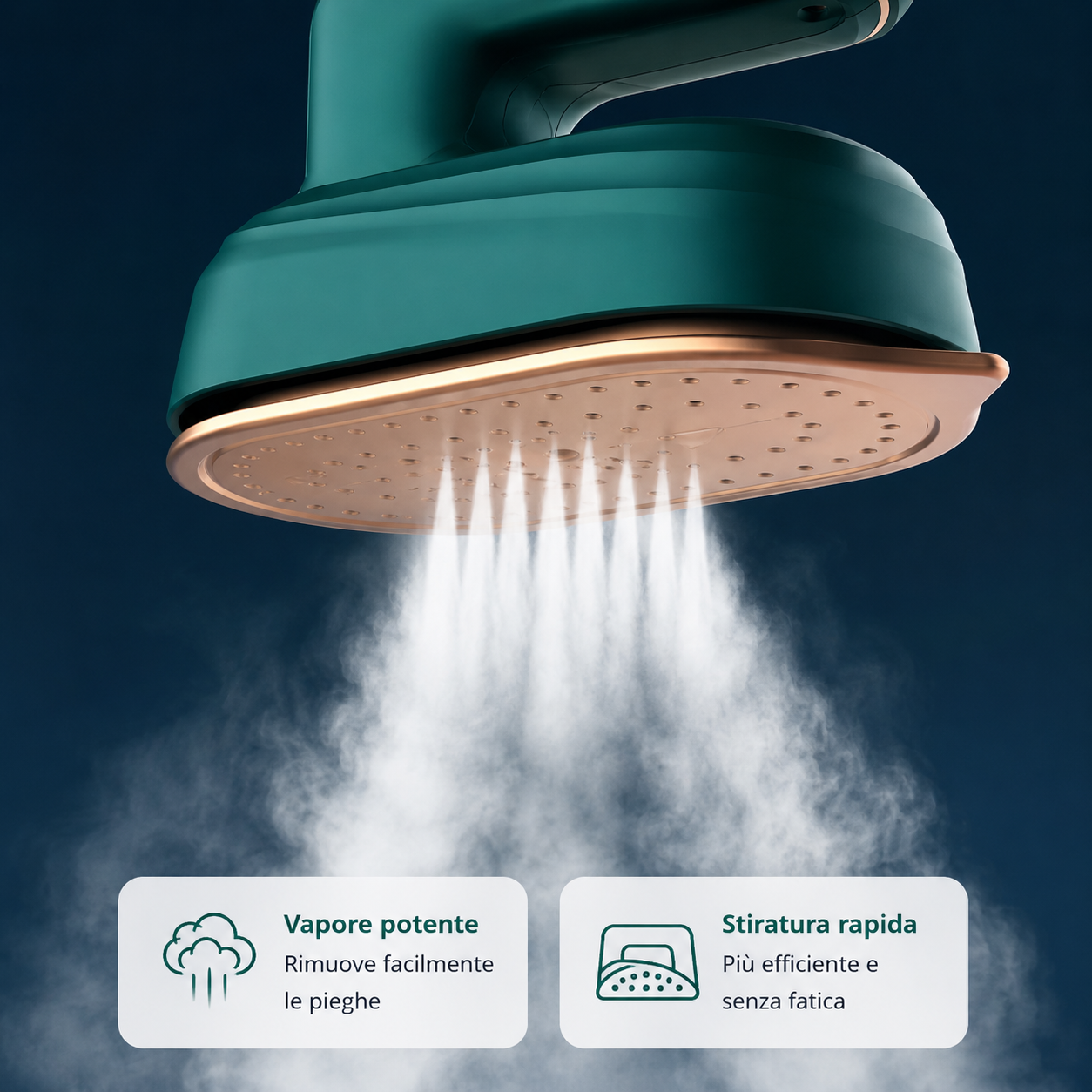 SteamPress™ Pro | Ferro da Stiro Portatile a Vapore 2 in 1 – Riscaldamento Rapido in 20 Secondi, Compatto e Potente