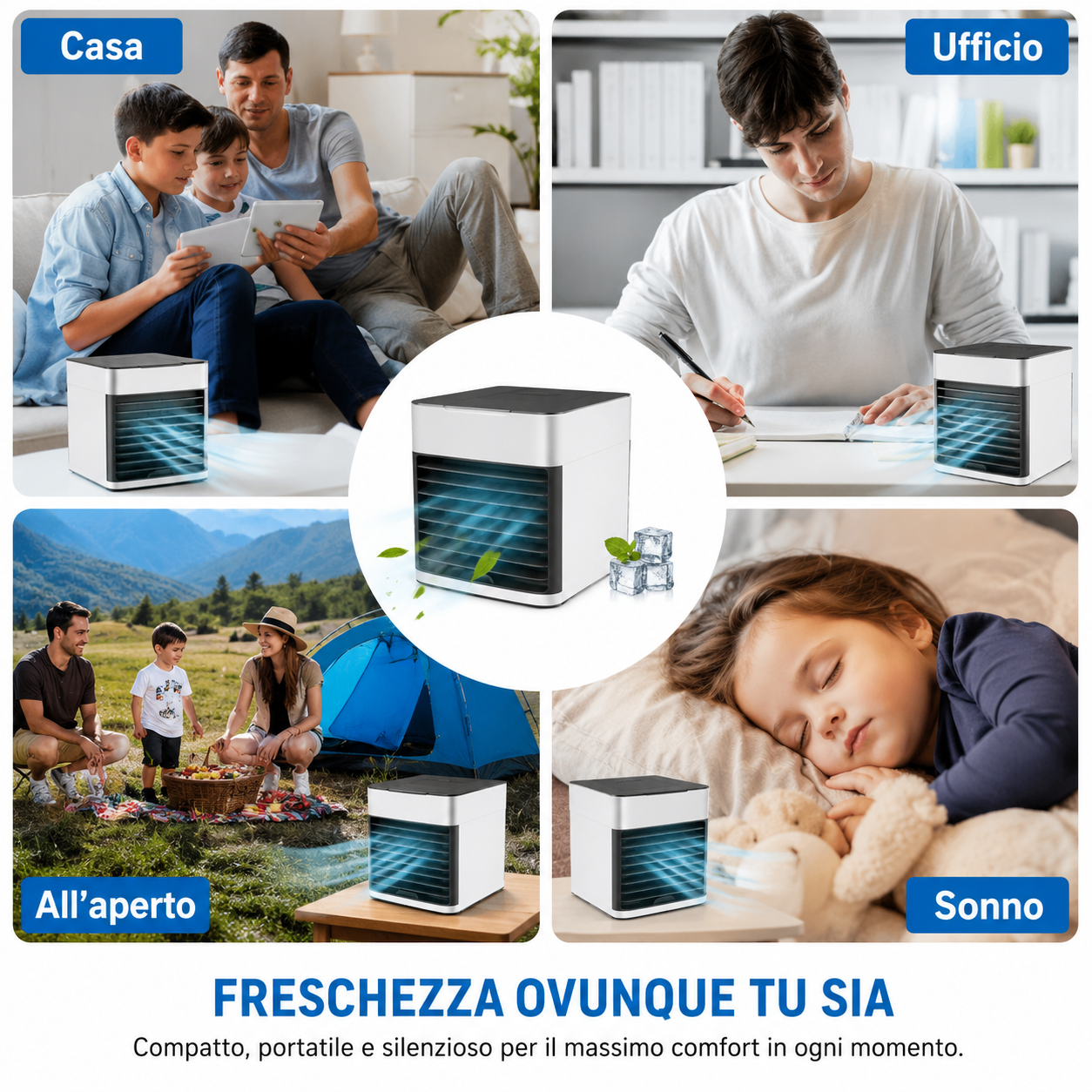 ArcticAir™ | Mini Condizionatore Portatile 3 in 1
