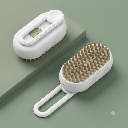 PetSpa Vapor™ - Spazzola Multifunzione a Vapore per Pelo Pulito