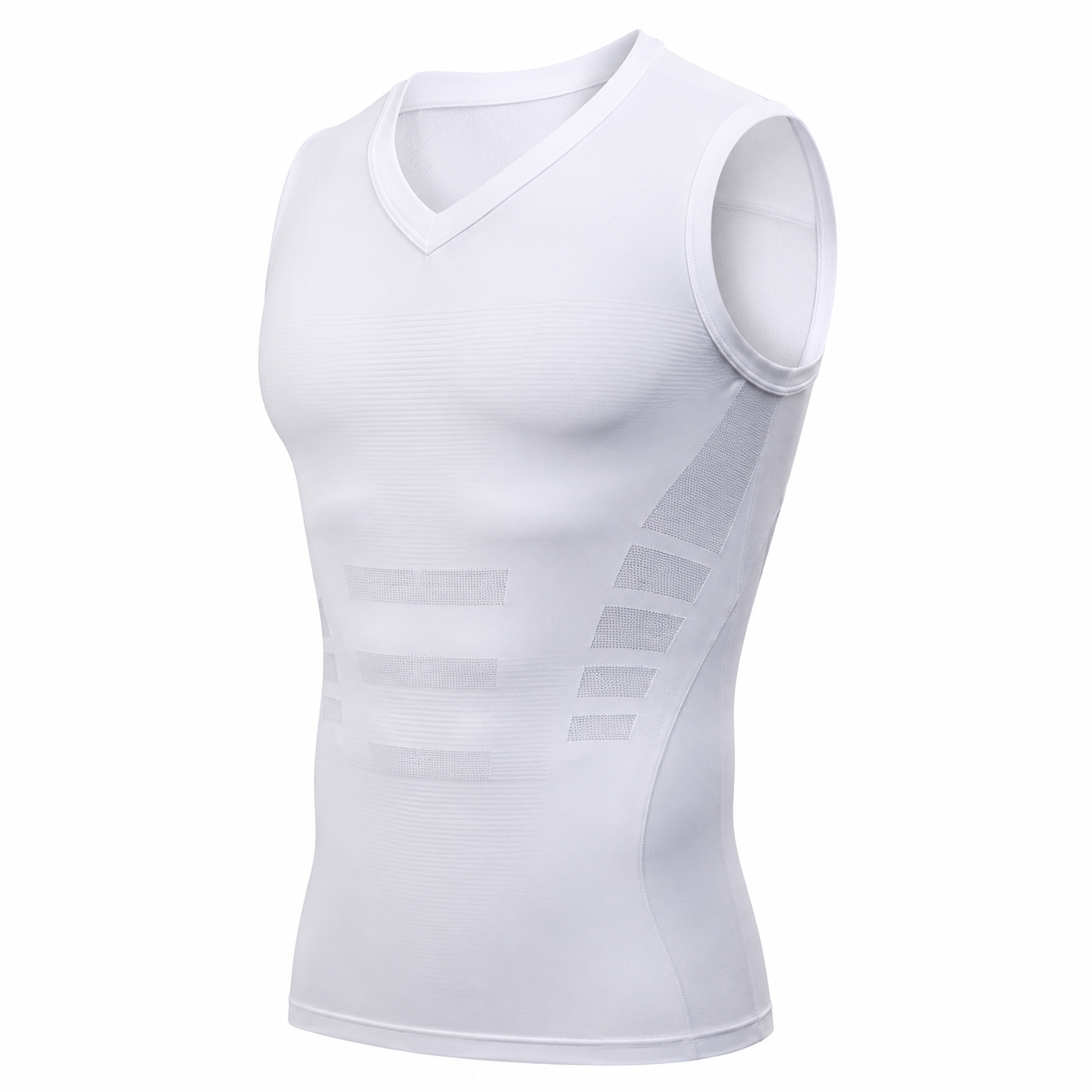 Body Shaper Uomo VELLURE™ – Canotta Modellante Effetto Silhouette con Tessuto Ice Silk Traspirante