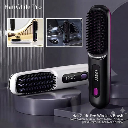 HairGlide Pro Wireless | Styler Professionale 3-in-1 Senza Fili