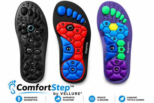 ComfortStep™ by VELLURE® | Solette Ergonomiche con Supporto Plantare