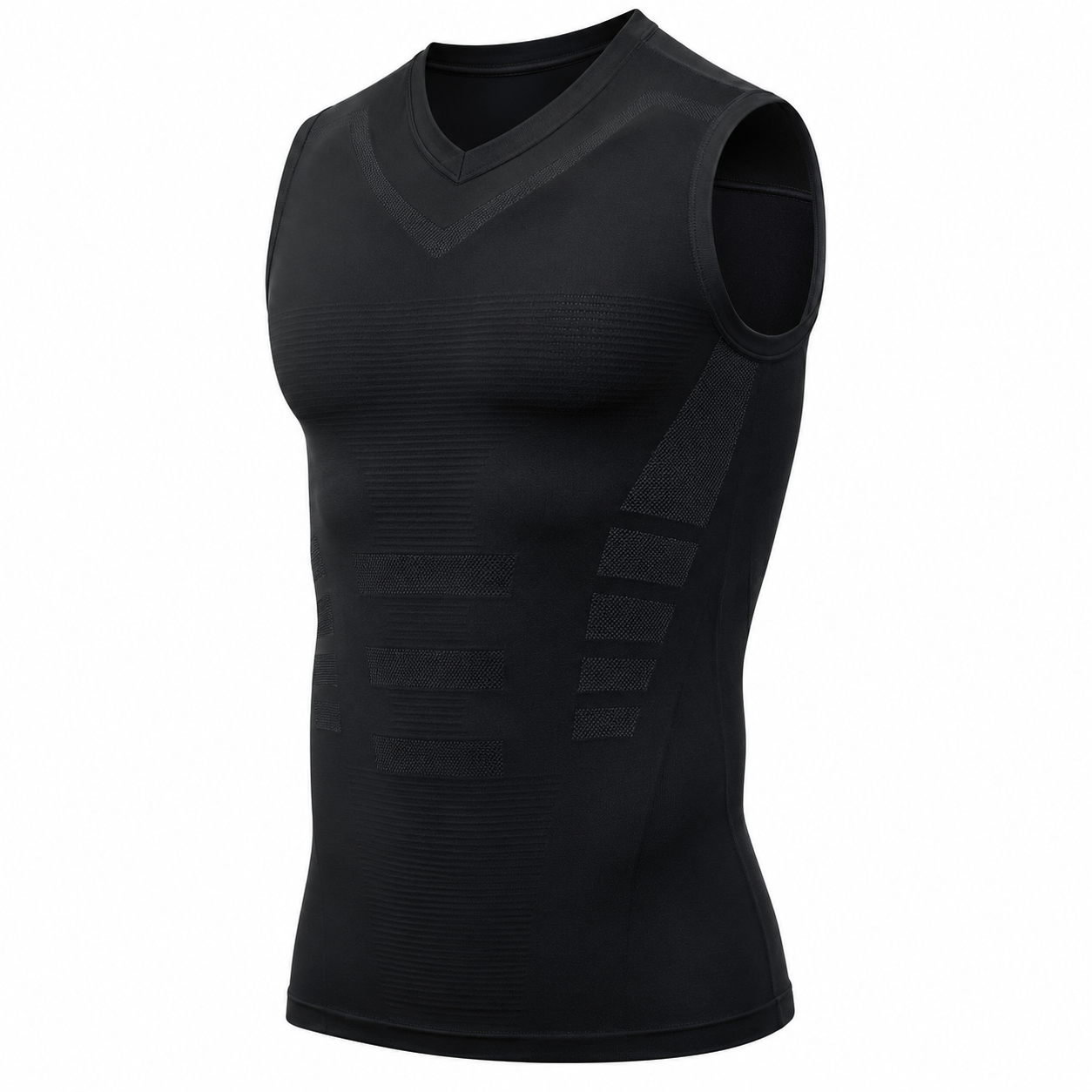 Body Shaper Uomo VELLURE™ – Canotta Modellante Effetto Silhouette con Tessuto Ice Silk Traspirante